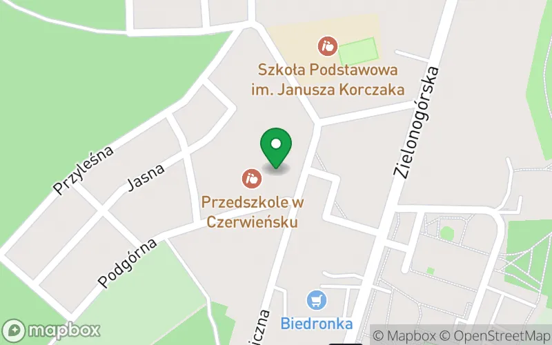 Lokalizacja: Przedszkole w Czerwieńsku