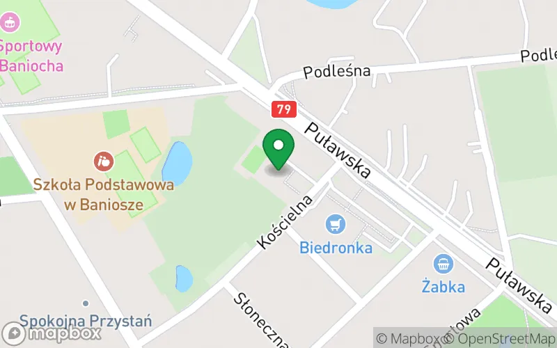 Lokalizacja: Przedszkole Samorządowe w Baniosze