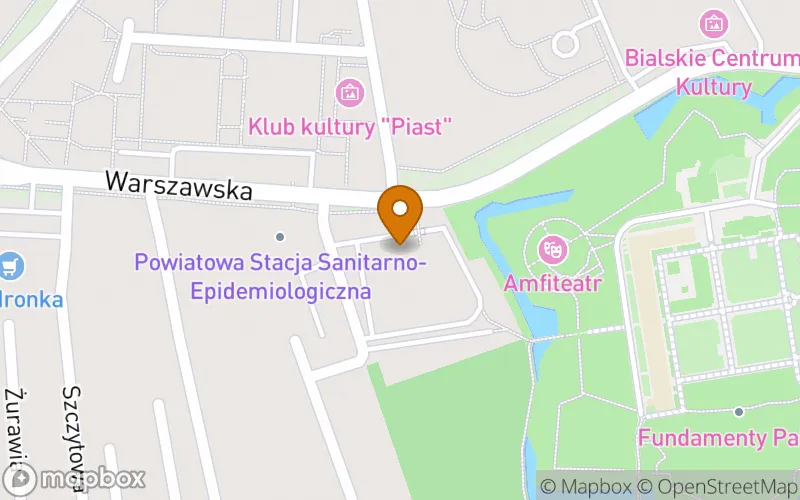 Lokalizacja: Szkoła Policealna - Medyczne Studium Zawodowe im. Danuty Siedzikówny ps. "Inka" w Białej Podlaskiej