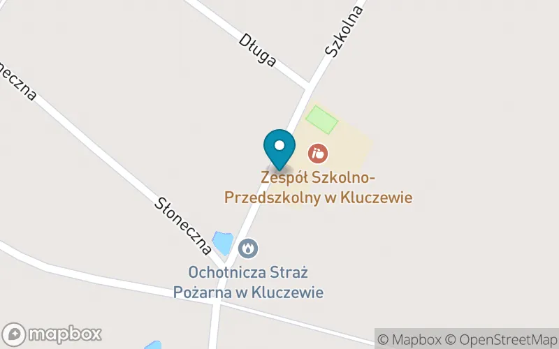 Lokalizacja: Szkoła Podstawowa w Kluczewie