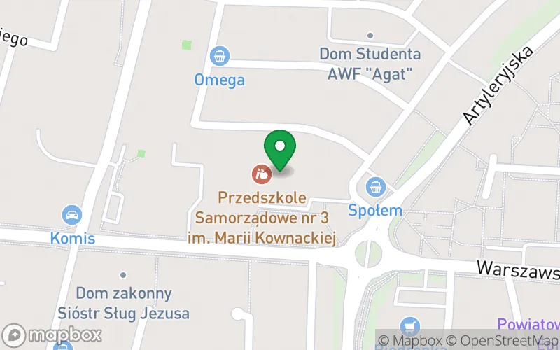 Lokalizacja: Przedszkole Samorządowe nr 3 im. Marii Kownackiej