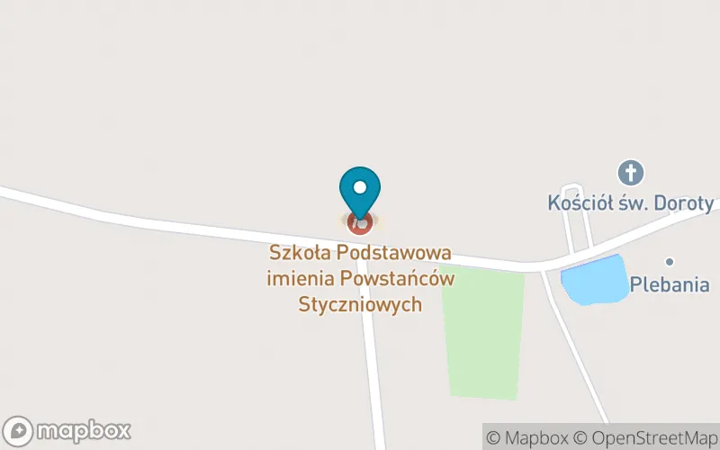 Lokalizacja: Szkoła Podstawowa im. Powstańców Styczniowych w Grochowach