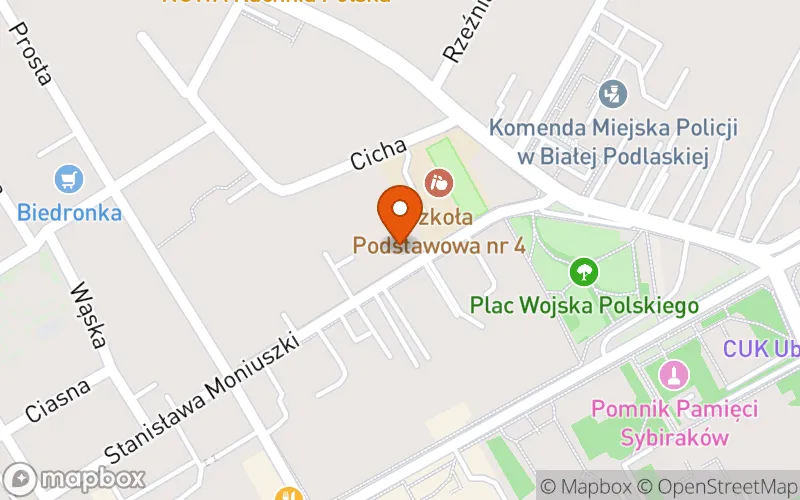 Lokalizacja: Niepubliczny Żłobek A Kuku! w Białej Podlaskiej