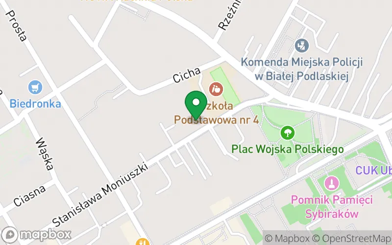 Lokalizacja: Niepubliczne Przedszkole Językowe A Kuku! w Białej Podlaskiej