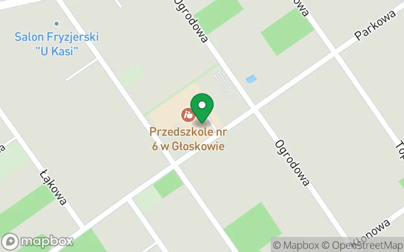 Lokalizacja: Przedszkole nr 6 w Głoskowie