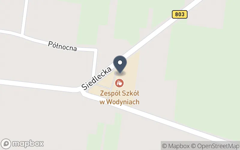 Lokalizacja: Zespół Szkół w Wodyniach