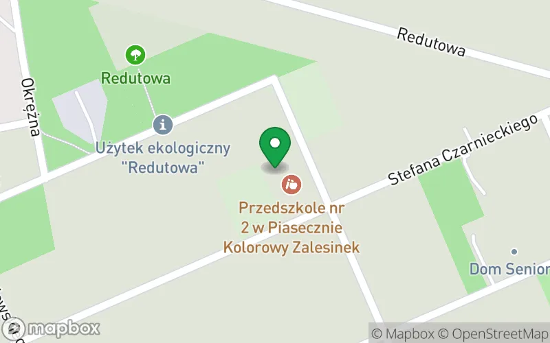 Lokalizacja: Przedszkole nr 2 "Kolorowy Zalesinek" w Piasecznie