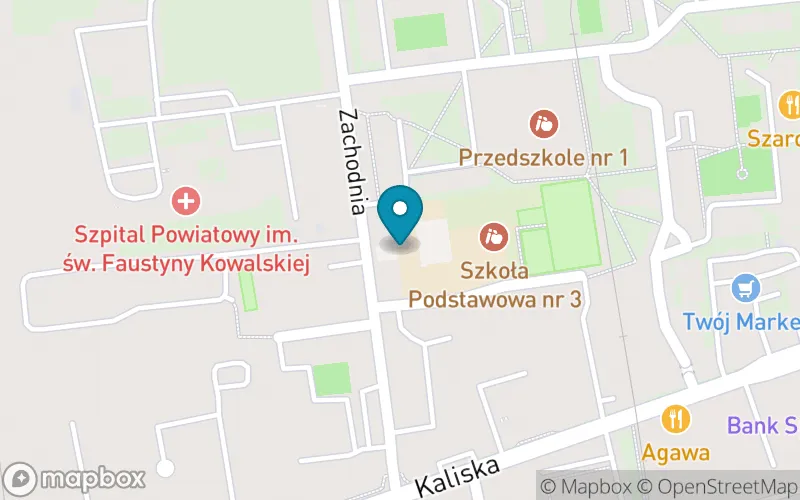 Lokalizacja: Szkoła Podstawowa nr 3 IM . 25 Kaliskiej Dywizji Piechoty