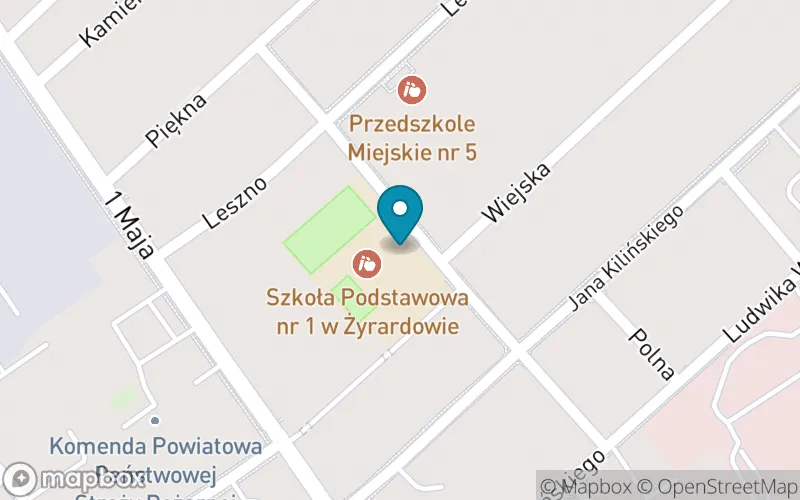 Lokalizacja: Szkoła Podstawowa nr 1 z Oddziałami Integracyjnymi i Dwujęzycznymi im. Filipa de Girarda w Żyrardowie