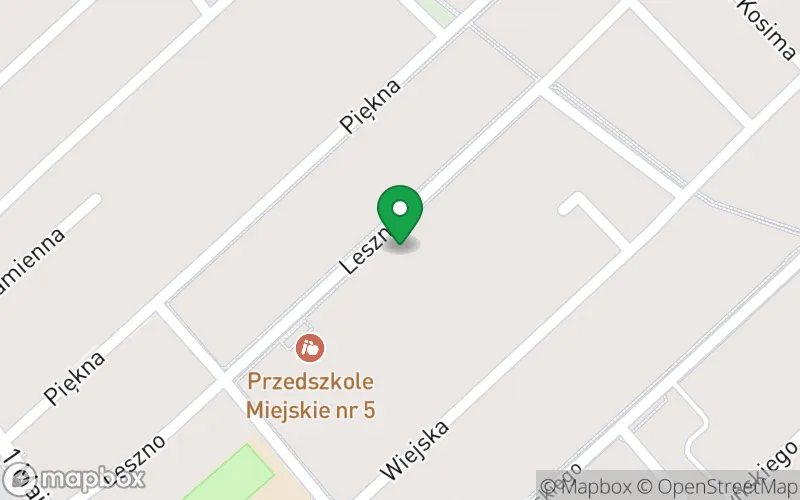 Lokalizacja: Miejskie Przedszkole nr 5 w Żyrardowie