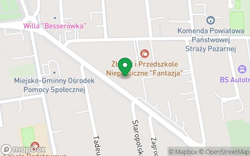Lokalizacja: Niepubliczne Przedszkole Maluszek