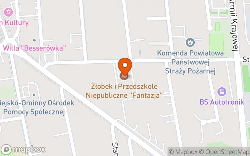 Lokalizacja: Niepubliczny Żłobek Fantazja
