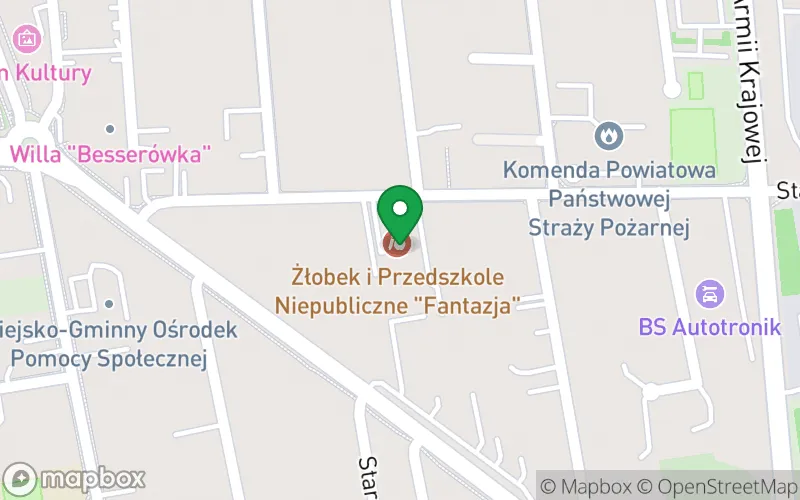 Lokalizacja: Niepubliczne Przedszkole Fantazja