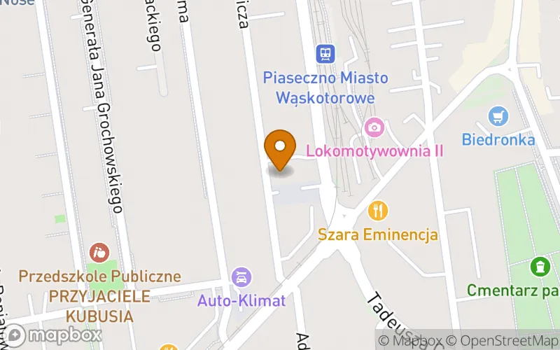 Lokalizacja: Policealna Szkoła "Cosinus" w Piasecznie