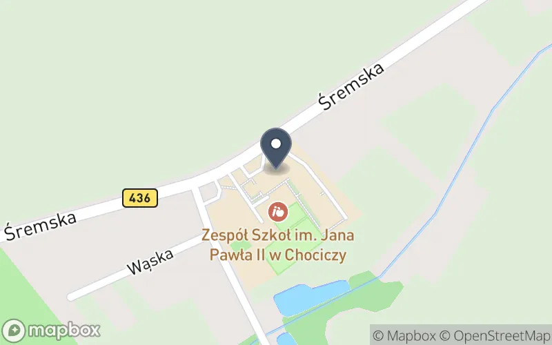 Lokalizacja: Zespół Szkół im. Jana Pawła II w Chociczy