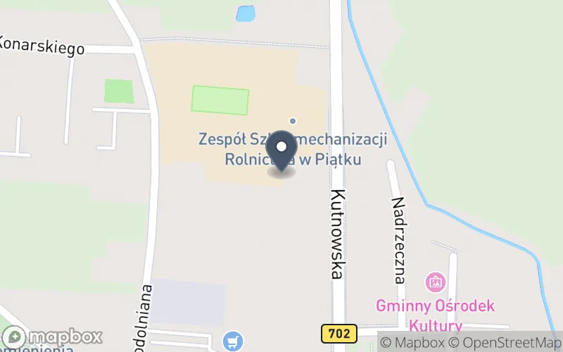 Lokalizacja: Zespół Szkół Mechanizacji Rolnictwa im. Bohaterów Walk nad Bzurą w Piątku