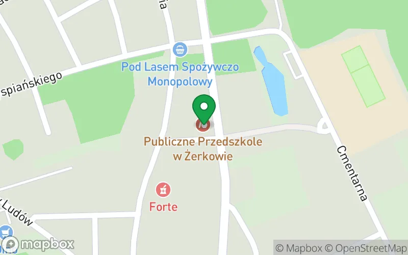 Lokalizacja: Publiczne Przedszkole w Żerkowie