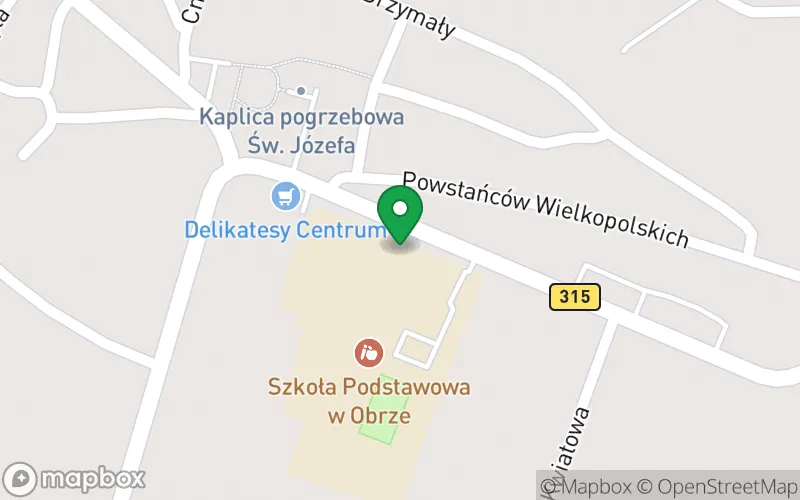 Lokalizacja: Przedszkole im. "Bajkowy Zakątek" w Obrze