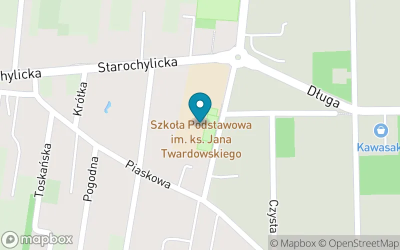 Lokalizacja: Szkoła Podstawowa im. Księdza Jana Twardowskiego w Chylicach