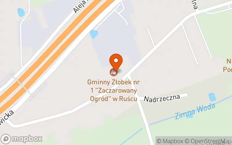 Lokalizacja: Gminny Żłobek nr 1 " Zaczarowany Ogród" w Ruścu