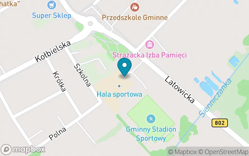 Lokalizacja: Publiczna Szkoła Podstawowa im. Henryka Sienkiewicza w Siennicy