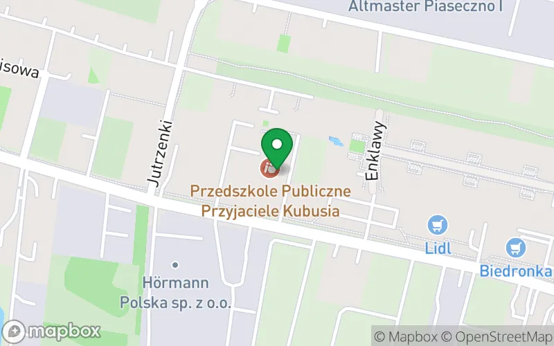 Lokalizacja: Przedszkole Publiczne "Przyjaciele Kubusia III"