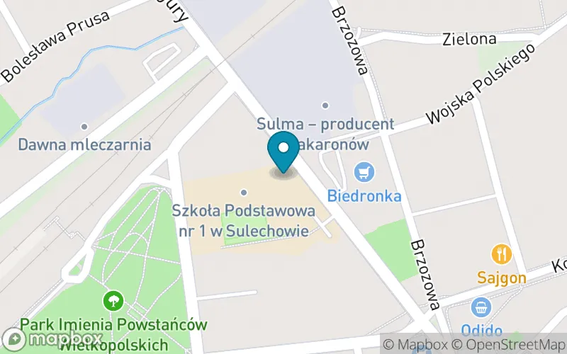 Lokalizacja: Szkoła Podstawowa nr 1 im. Gen. Józefa Bema