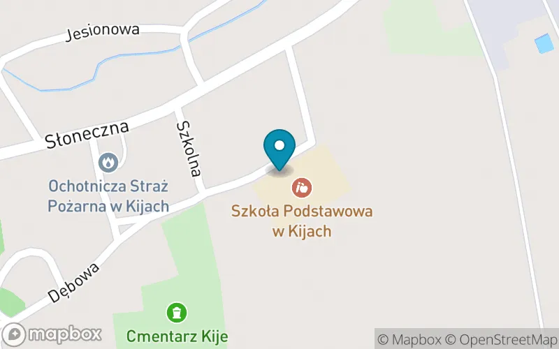 Lokalizacja: Szkoła Podstawowa w Kijach