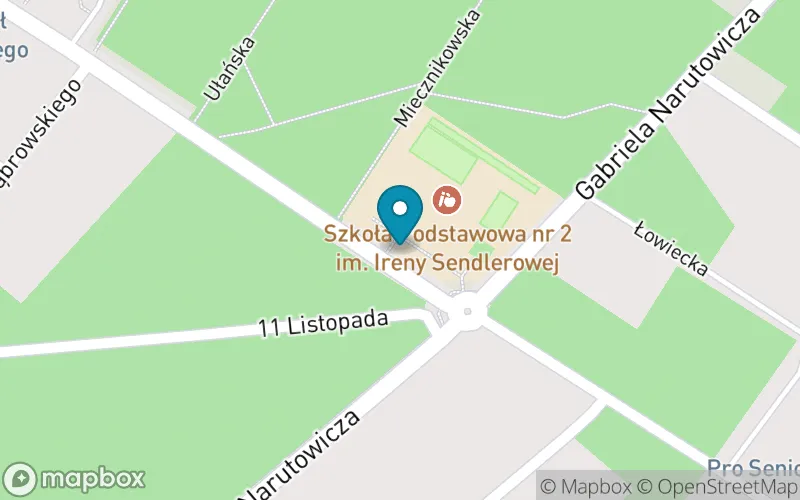 Lokalizacja: Szkoła Podstawowa nr 2 im. Ireny Sendlerowej
