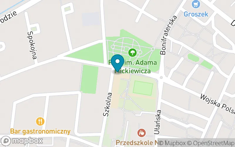 Lokalizacja: Szkoła Podstawowa nr 2 im. Adama Mickiewicza w Łowiczu