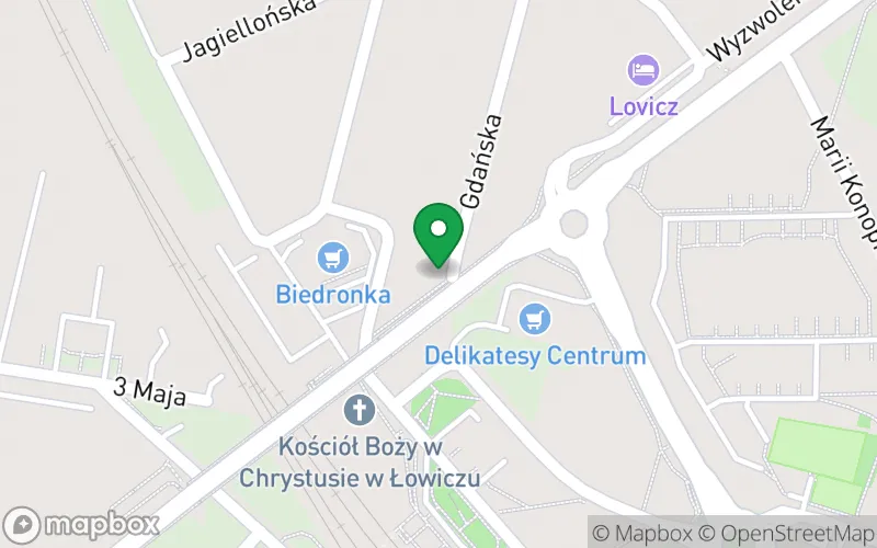 Lokalizacja: Przedszkole nr 1 "Stokrotka" w Łowiczu, ul. Ułańska 1