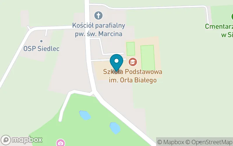 Lokalizacja: Szkoła Podstawowa im. Orła Białego w Siedlcu