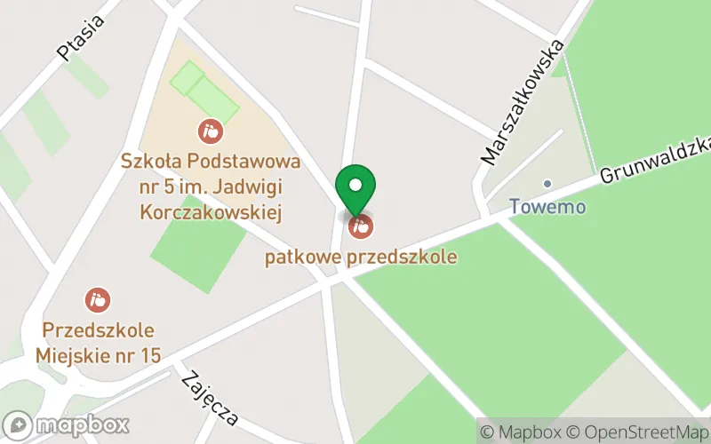 Lokalizacja: Niepubliczne Integracyjne "Patkowe Przedszkole"