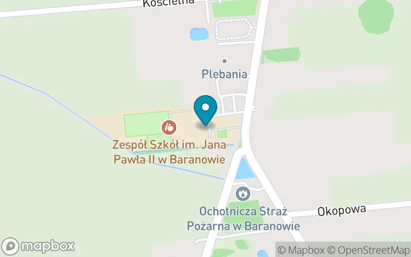 Lokalizacja: Szkoła Podstawowa im. Jana Pawła II w Baranowie