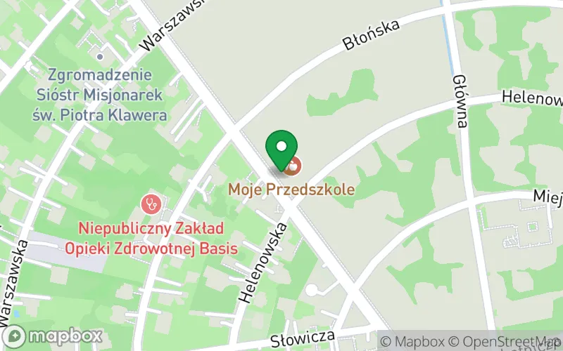 Lokalizacja: Niepubliczne Przedszkole Ekologiczno-Sportowe "Moje Przedszkole"