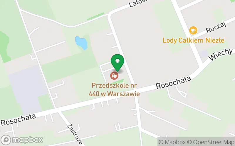 Lokalizacja: Przedszkole nr 440 w Warszawie, ul. Latoszki 24