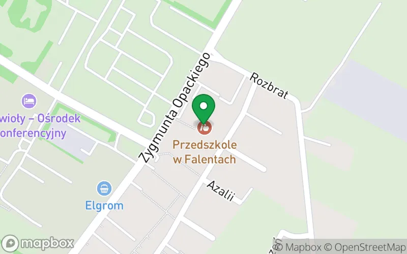 Lokalizacja: Przedszkole w Falentach