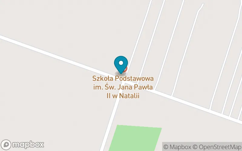 Lokalizacja: Szkoła Podstawowa im. Św. Jana Pawła II w Natalii