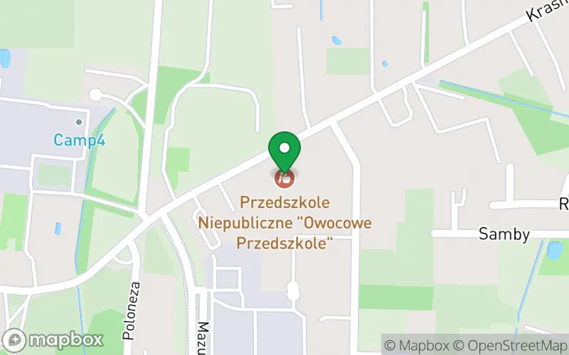 Lokalizacja: Przedszkole Niepubliczne "Owocowe Przedszkole"