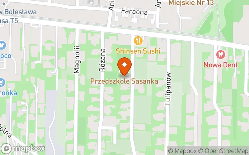Lokalizacja: Niepubliczny Żłobek "Sasanka"