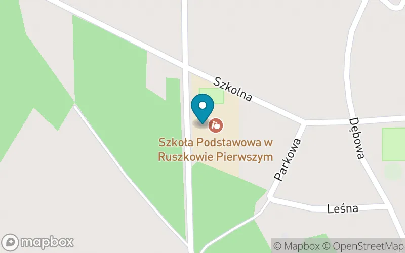 Lokalizacja: Szkoła Podstawowa w Ruszkowie Pierwszym