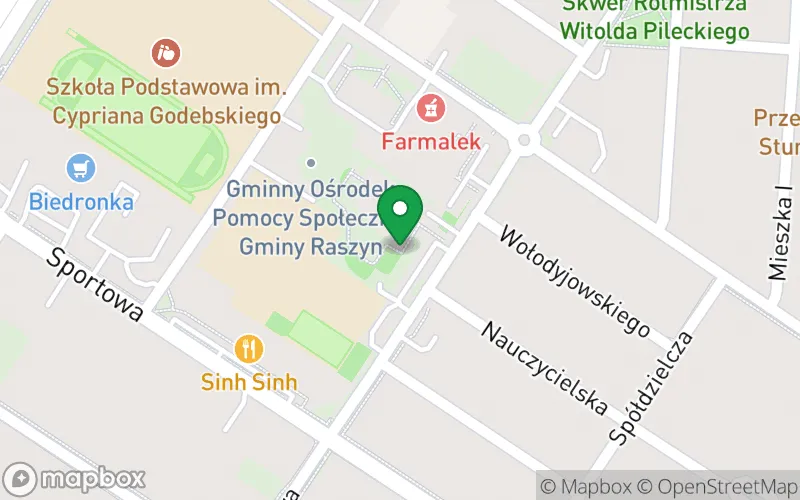 Lokalizacja: Przedszkole nr 3 "Wyspa Skarbów" w Raszynie