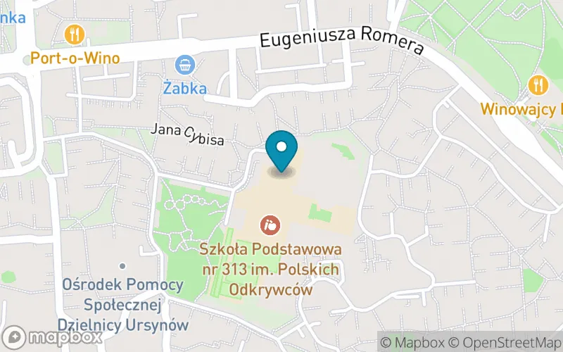 Lokalizacja: Szkoła Podstawowa nr 313 im. Polskich Odkrywców