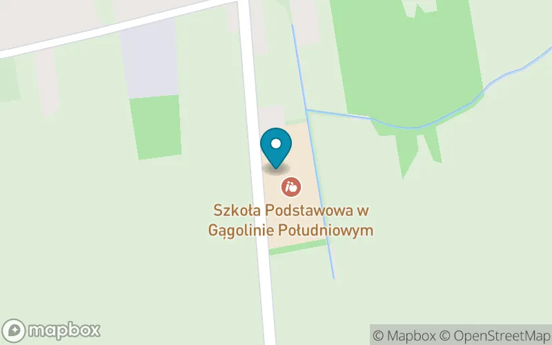 Lokalizacja: Szkoła Podstawowa w Gągolinie Południowym