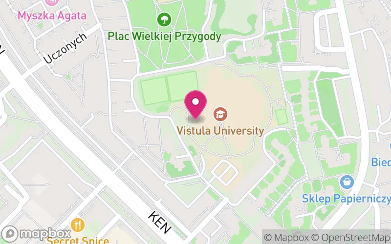 Lokalizacja: Szkoła Główna Turystyki i Hotelarstwa Vistula