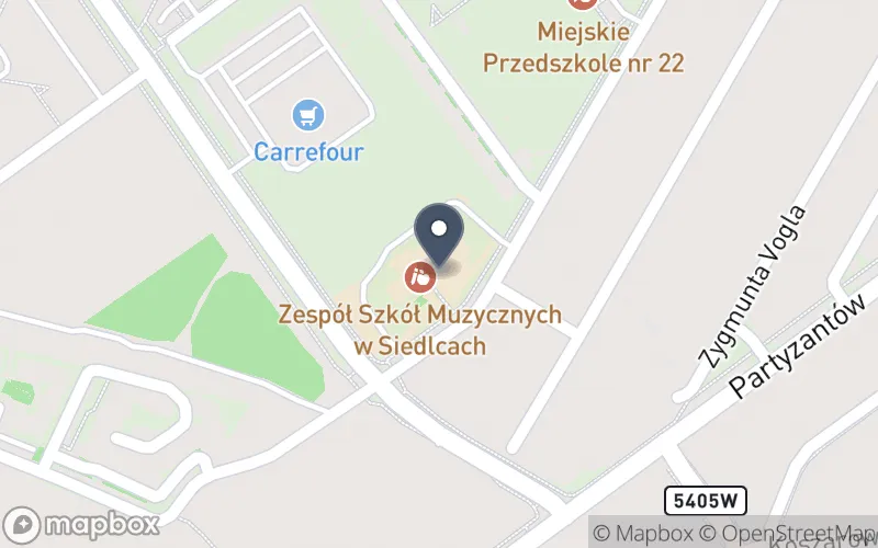 Lokalizacja: Zespół Szkół Muzycznych w Siedlcach