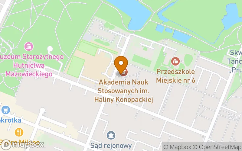 Lokalizacja: Niepubliczna Szkoła Policealna w Pruszkowie