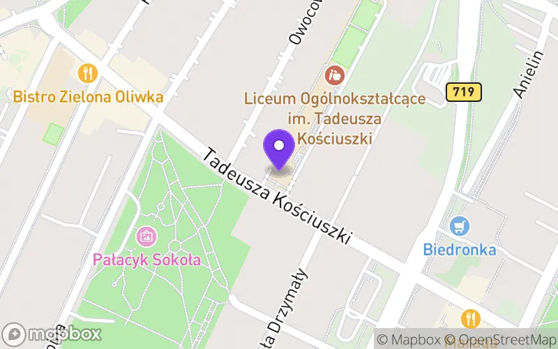 Lokalizacja: Liceum Ogólnokształcące im. Tadeusza Kościuszki