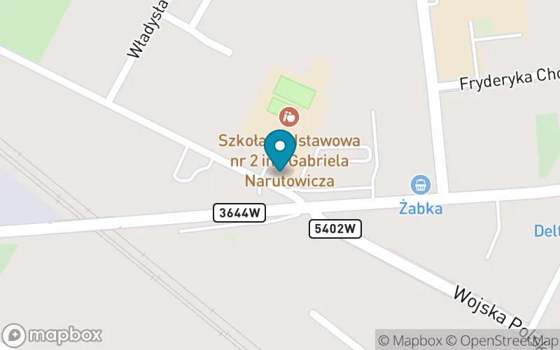 Lokalizacja: Szkoła Podstawowa nr 2 im. Gabriela Narutowicza w Siedlcach