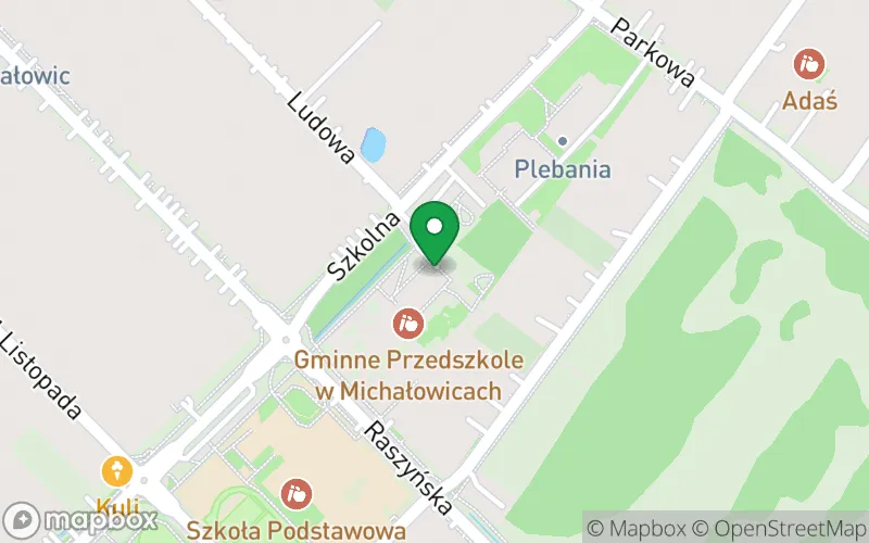 Lokalizacja: Gminne Przedszkole w Michałowicach